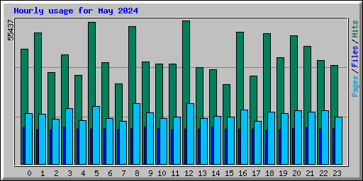 Hourly usage for May 2024